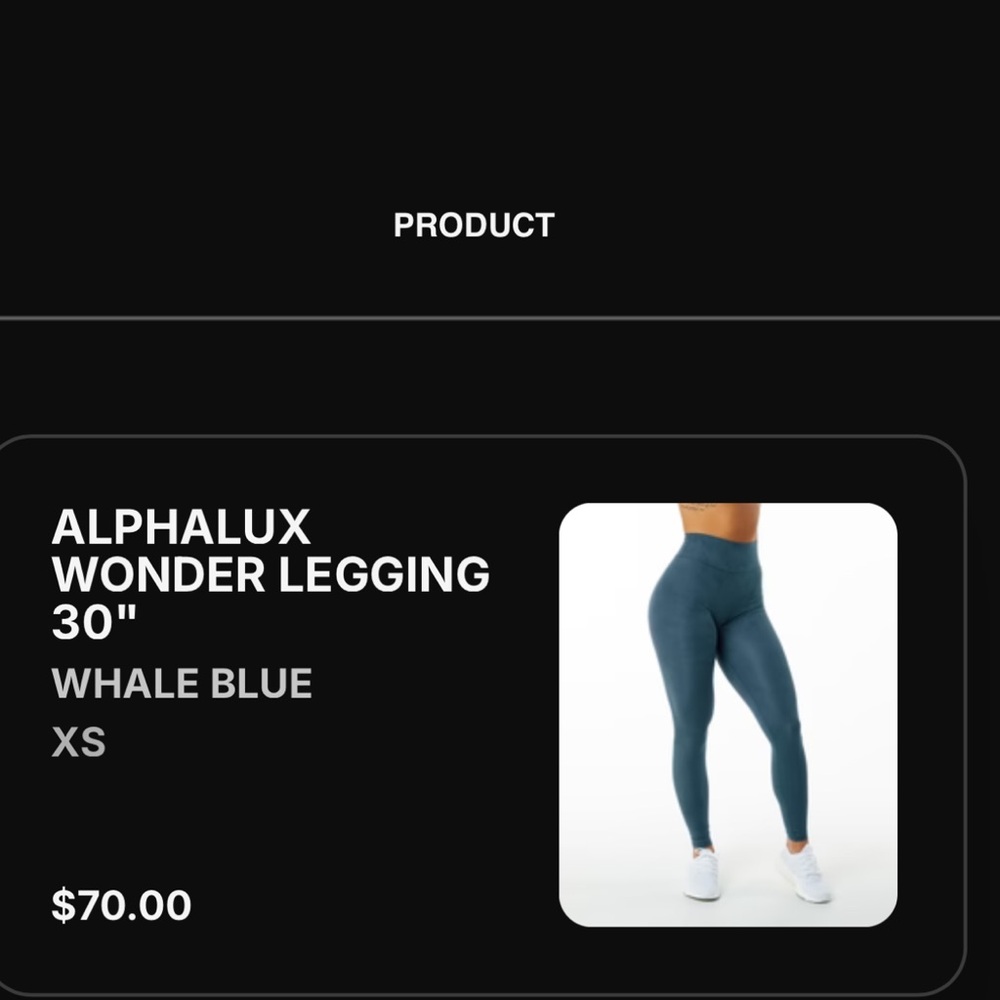 Alphalux Whale Blue Leggings